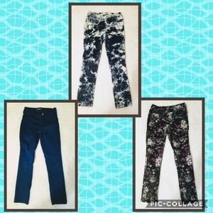 3 Pair Girls Jordache Skinny Jeans